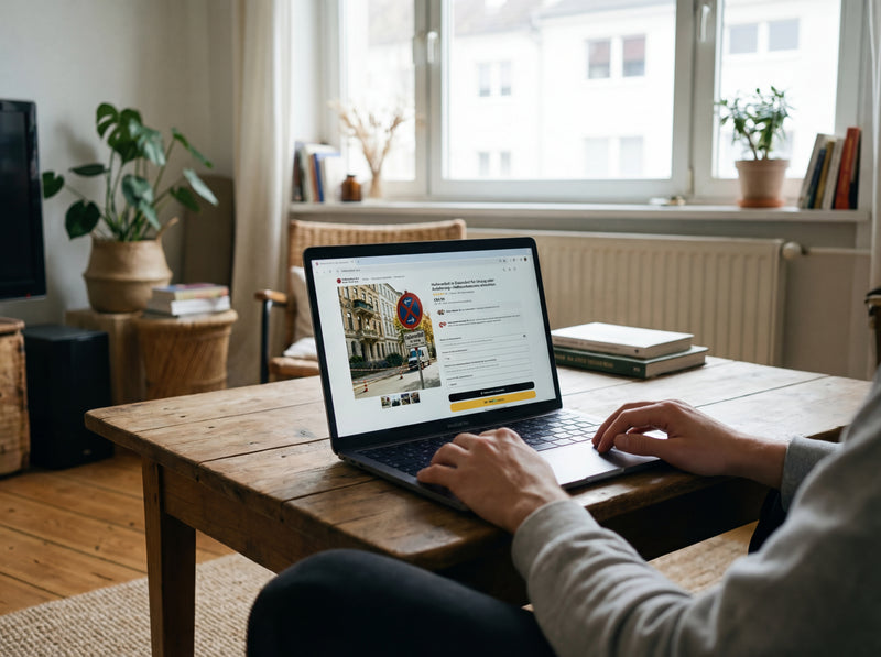 1. Halteverbot online bestellen